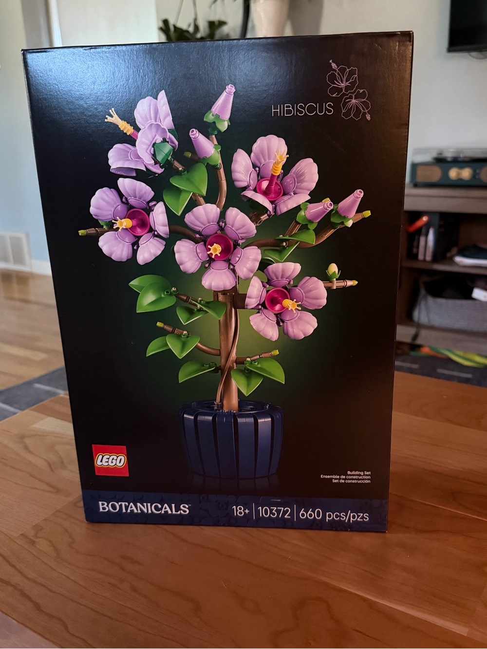 LEGO Hibiscus Faux Floral Set - Purple & Green
